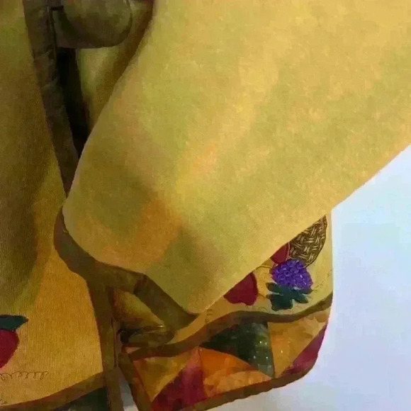 Vintage Comfort Colors Womens Jacket Cardigan Small Suede Buttons Fall Boxy - Picture 9 of 14